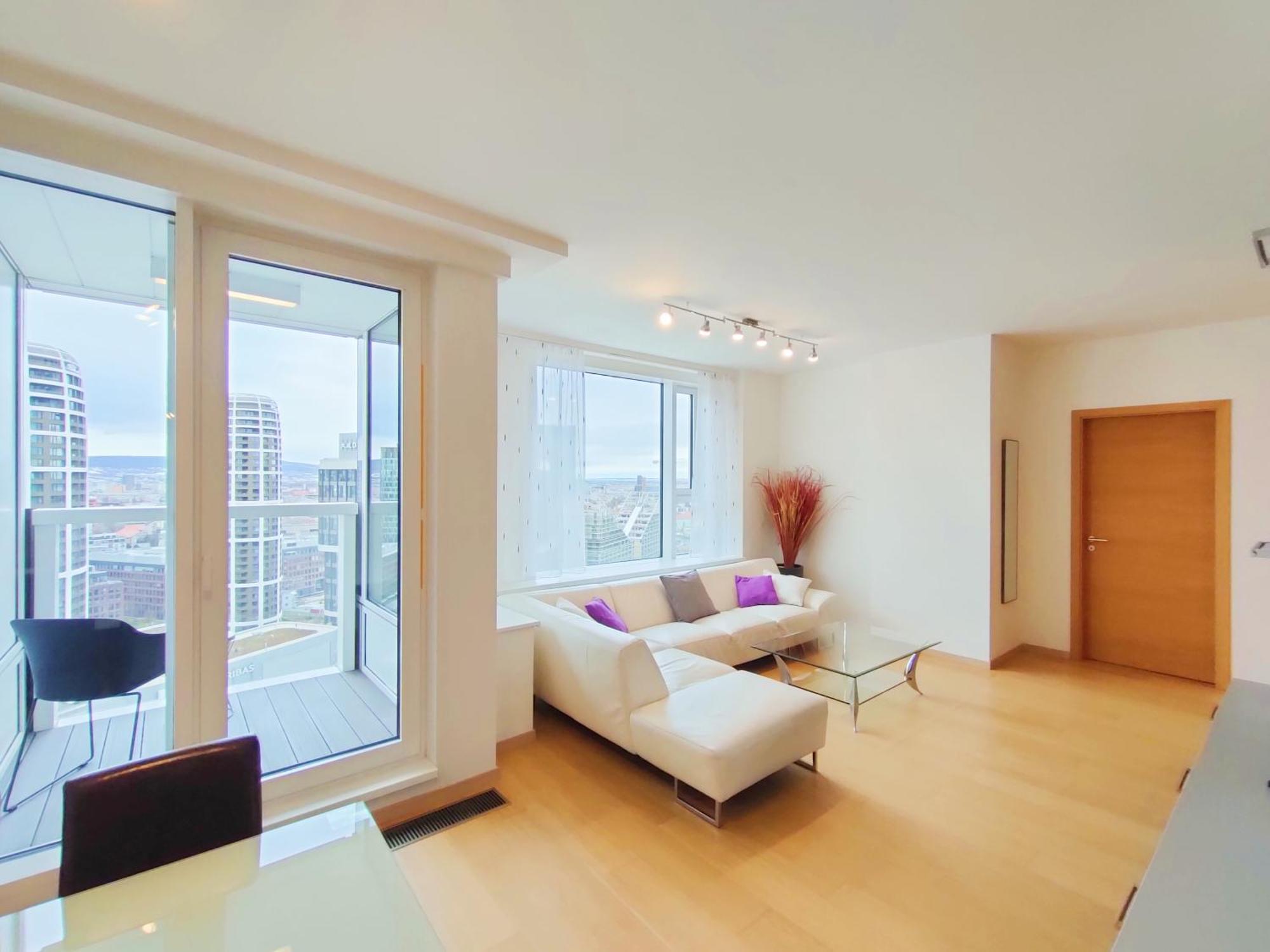Sag Romantic 22 Floor Panorama City Free Parking Free Wifi Bratislava Exterior foto