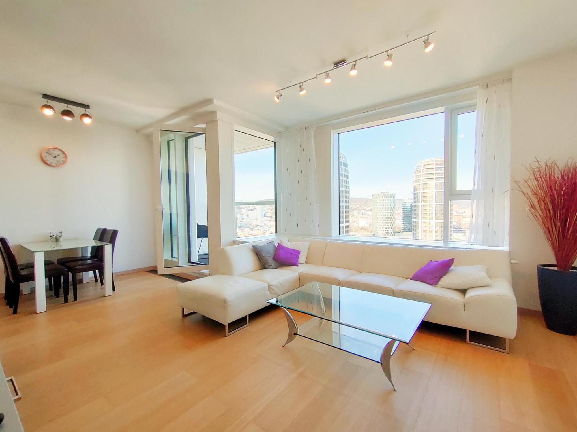 Sag Romantic 22 Floor Panorama City Free Parking Free Wifi Bratislava Exterior foto
